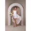 Vestido de Noiva Civil Curto com Cauda Beth Matos