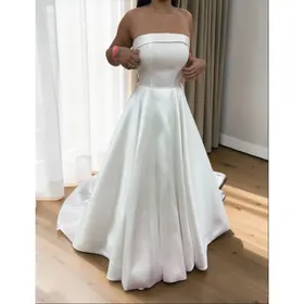 Vestido de Noiva Tomara que Caia Evasê Atelier Priscilla