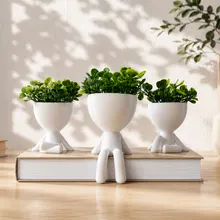 Kit de 3 Mini Vasinhos Robert Plant GaMa