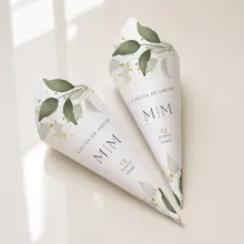 Cone de Pétalas Personalizado Floreni