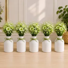 Kit de 15 Vasos de Gesso para Centro de Mesa