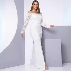 Vestido de Noiva Sereia Guipir Detrix