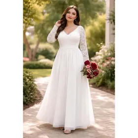 Vestido de Noiva 96 Plus Size ShoopyMania