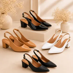 Scarpin Slingback 6 cm Gudy