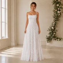 Vestido Noiva Longo Renda Alcinha Racy