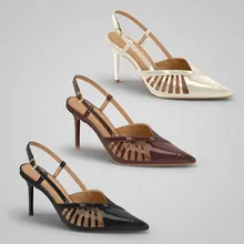 Scarpin Vizzano Slingback Vazado